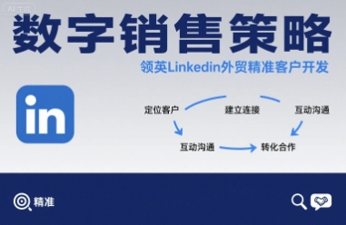 数字销售策略领英LinkedIn外贸精准客户开发-LH资源分享网