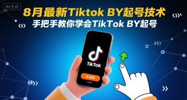 8月最新Tiktok搬运起号技术，手把手教你学会TikTok搬运起号-LH资源分享网
