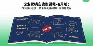 企业营销实战型课程-8月版：四大核心模块，从策略设计到执行落地全流程-LH资源分享网