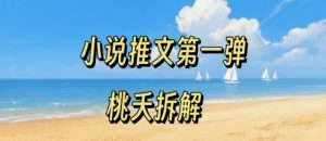 小说推文项目操作全流程第一弹，0粉就能做，门槛低非常适合新手-LH资源分享网