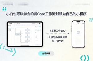 小白也可以学会的将coze工作流封装为自己的小程序-LH资源分享网
