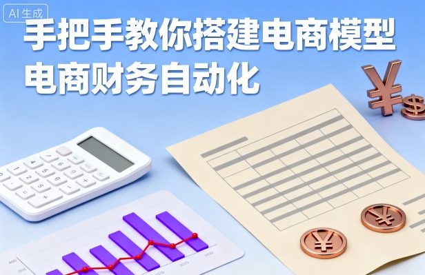 手把手教你搭建电商模型-电商财务自动化-LH资源分享网