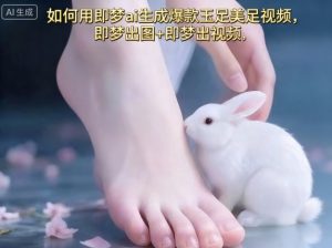 如何用即梦ai生成爆款玉足美足视频，即梦出图+即梦出视频，快速涨粉-LH资源分享网