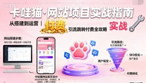 卡哇猫·网站项目，网站搭建与运营以及引流跳转付费-LH资源分享网