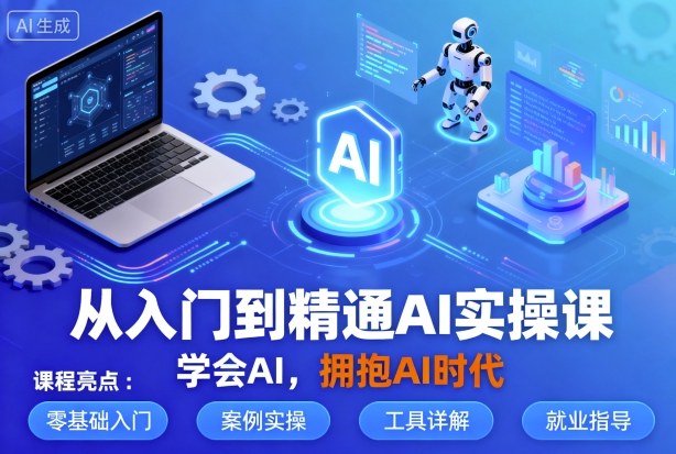 从入门到精通AI实操课，学会AI，拥抱AI时代-LH资源分享网