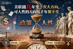 付费文章：美联储几年变一次大方向，可人性的方向几千年都不变-LH资源分享网