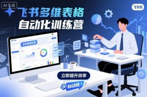 飞书多维表格自动化训练营，手把手教你告别重复处理，用多维表格开启高效办公新模式-LH资源分享网
