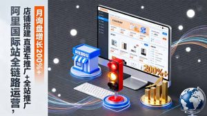 阿里国际站全链路运营，店铺搭建+直通车推广+全站推广，月询盘增长200%+-LH资源分享网