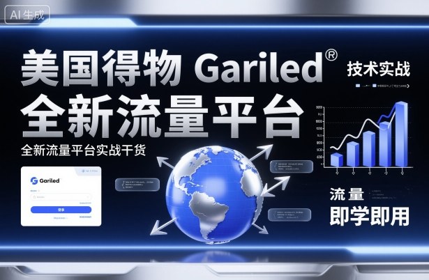 美国得物Gariled技术实战，全新流量平台实战干货，即学即用-LH资源分享网