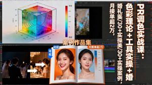 PR调色实战课：色彩理论+工具实操+婚礼医美/30+实操案例，月接单超2万-LH资源分享网