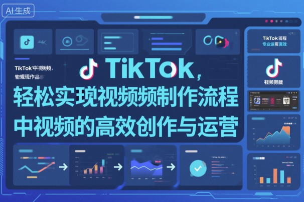 TikTok中视频制做流程，轻松实现Tk中视频的高效创作与运营-LH资源分享网