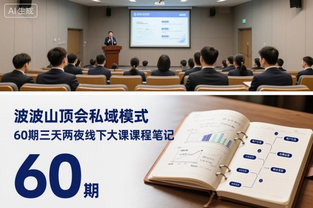 波波山顶会私域模式60期三天两夜线下大课课程笔记(文档)-LH资源分享网