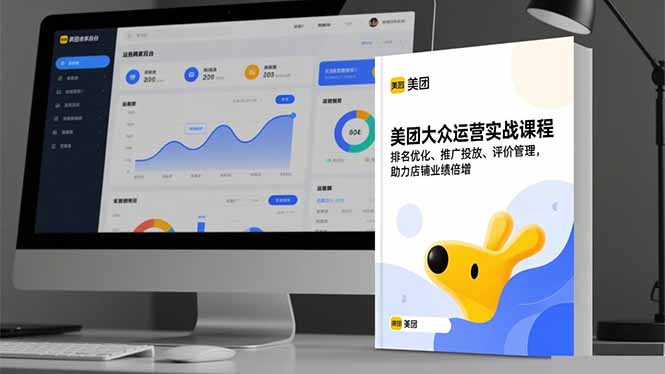 美团大众运营实战课程，排名优化、推广投放、评价管理，助力店铺业绩倍增-LH资源分享网