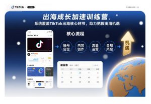 出海成长加速训练营，系统覆盖TikTok出海核心环节，助力把握出海机遇(更新)-LH资源分享网