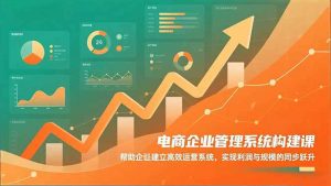 电商企业管理系统构建课:帮助企业建立高效运营系统,实现利润与规模的同步跃升-LH资源分享网