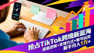 抢占TikTok跨境新蓝海:流量逻辑+变现方式+账号运营,新手月入1万+-LH资源分享网