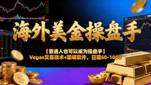 海外美金操盘手技术【普通人也可以成为操盘手】Vegas交易技术+聪明软件，日赚50-100U-LH资源分享网