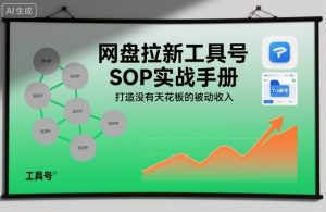 网盘拉新工具号SOP实战手册，打造没有天花板的被动收入-LH资源分享网