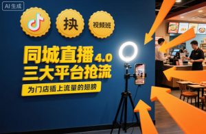 同城直播实操班4.0，三大平台抢流，为门店插上流量的翅膀-LH资源分享网