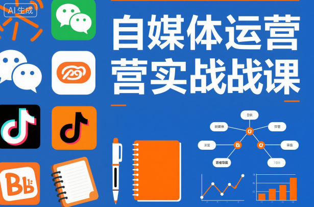 自媒体运营实战课，掌握一套系统的自媒体运营底层方法论，成为优秀的内容创作者-LH资源分享网