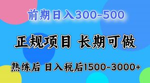 日收益500-1000+ 一台电脑在家就能做-LH资源分享网