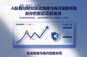 A股板块轮动实战策略与每月前瞻布局，助你把握启动前板块，规避风险，实现稳健盈利-LH资源分享网