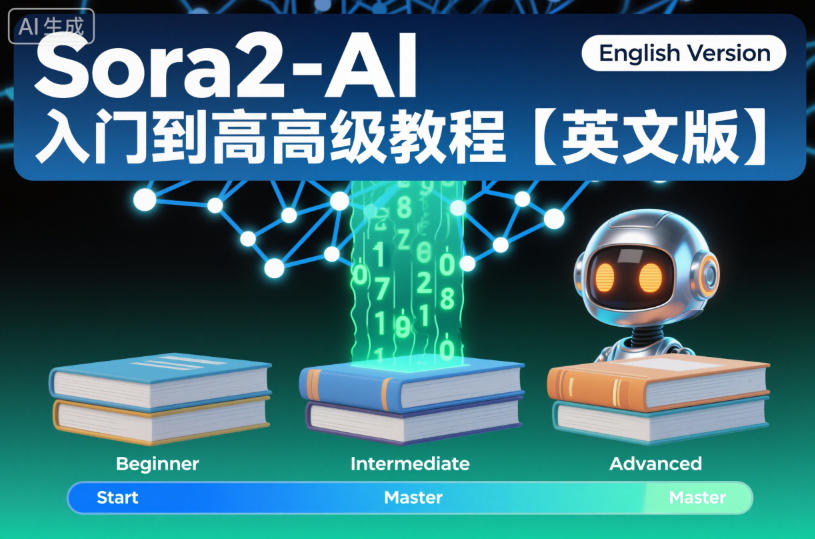 Sora2-AI入门到高级教程【英文版】-LH资源分享网