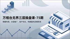 万相台无界三层操盘课-75期，销量布局、分层推广、投产优化，构建盈利店铺系统-LH资源分享网