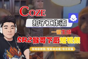 Coze扣子智能体工作流一键生成“SORA2猴哥下厨“短视频,全流程保姆级教学-LH资源分享网