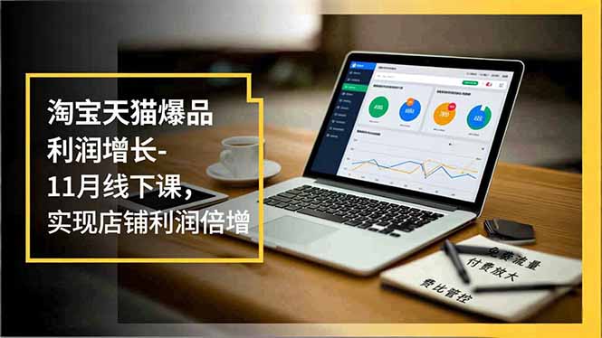 淘宝天猫爆品利润增长-11月线下课，免费流量、付费放大、费比管控，实现店铺利润倍增-LH资源分享网