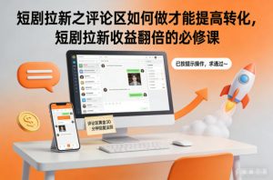 短剧拉新之评论区如何做才能提高转化,短剧拉新收益翻倍的必修课-LH资源分享网