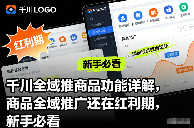千川全域推商品功能详解，商品全域推广还在红利期，新手必看-LH资源分享网