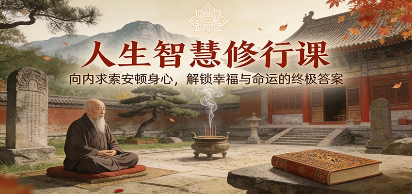 人生智慧修行课：向内求索安顿身心，解锁幸福与命运的终极答案-LH资源分享网